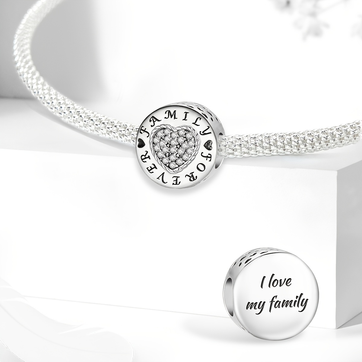 Family Love DIY Beaded Pendant for Women's Jewelry